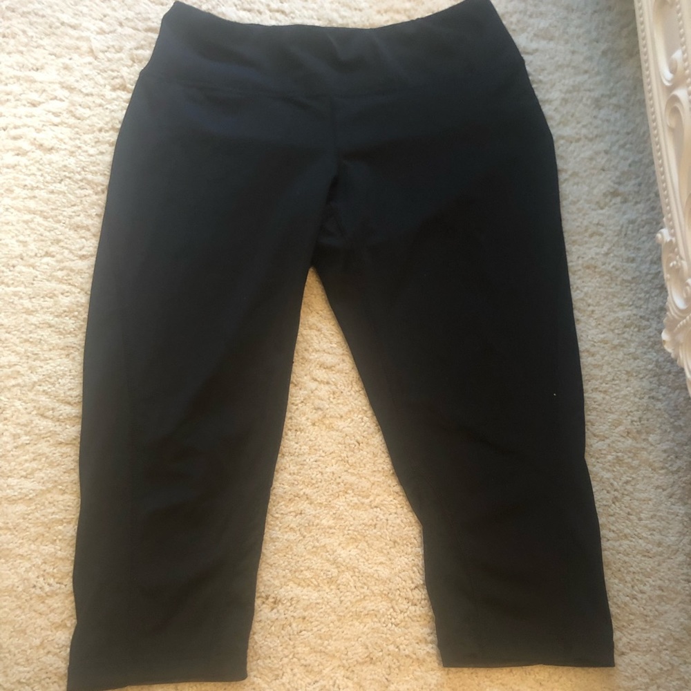 Black sheer bottom leggings